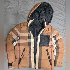 Burberry Reversible Check Puffer Jacket